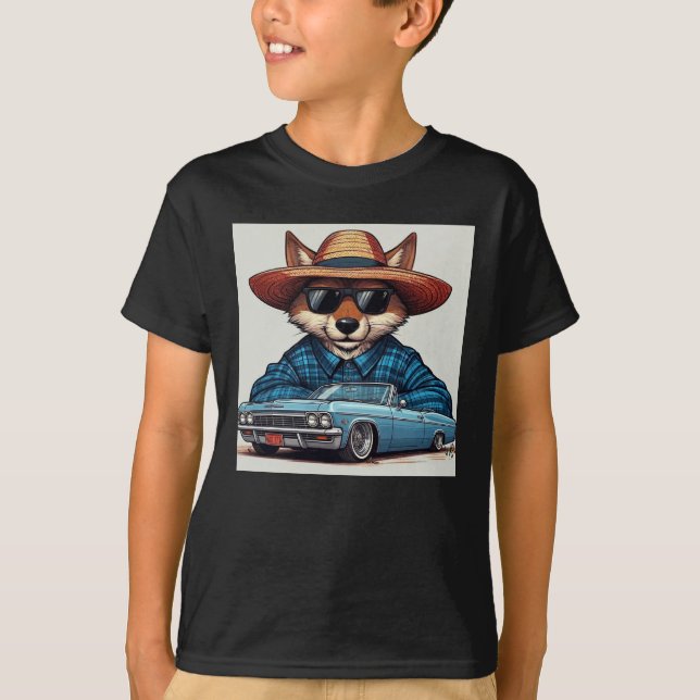 Camiseta Raposa Lowrider (Frente)