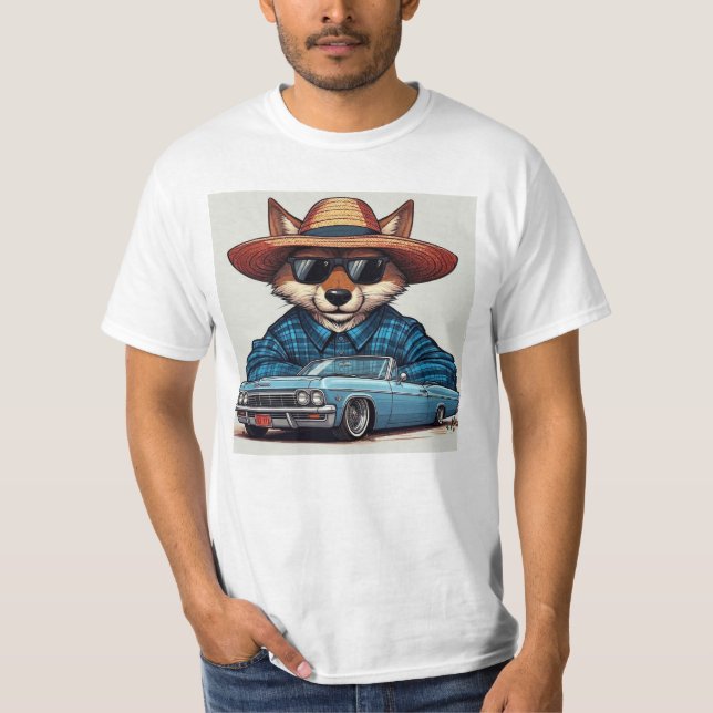 Camiseta Raposa Lowrider (Frente)