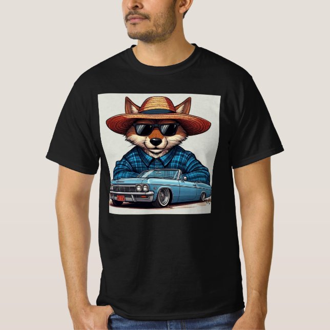 Camiseta Raposa Lowrider (Frente)