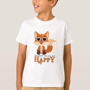 Camiseta Raposa Me Faz Feliz