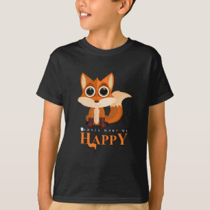 Camiseta Raposa Me Faz Feliz
