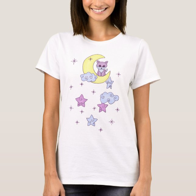 Camiseta Raposa na lua (Frente)