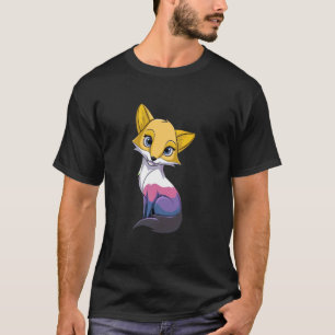 Camiseta Raposa Não Binária - Fofa LGBTQ Enby