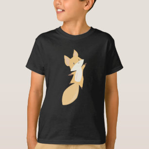 Camiseta Raposa Pequenas Raposas Animais Cachinhos Cachorro