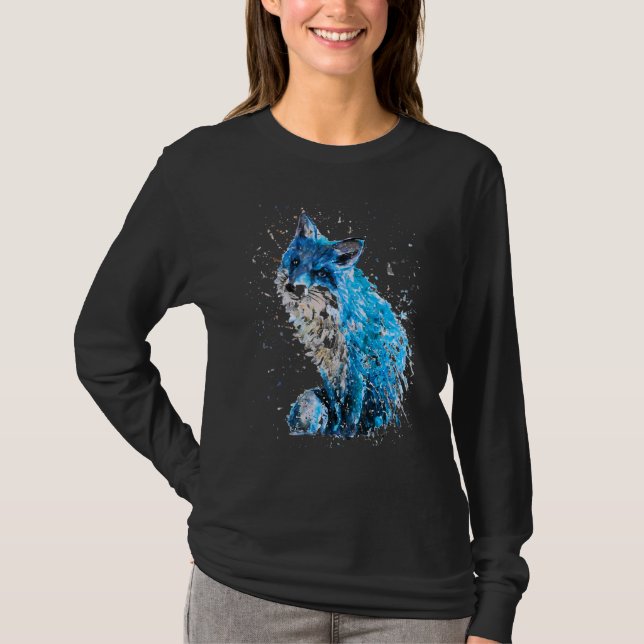 Camiseta Raposa Pintada Mão De Gelo (Frente)