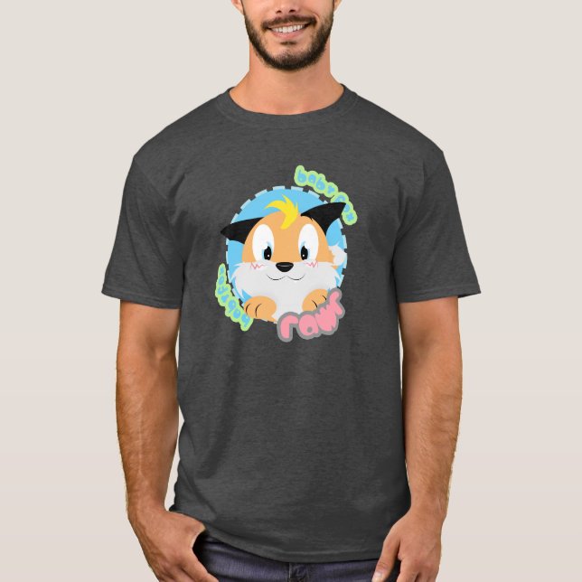 Camiseta Raposa Rawr do bebê (Frente)