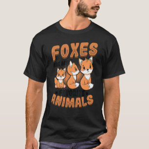 Camiseta Raposa São Os Meus Animais Favoritos Raposa Coca