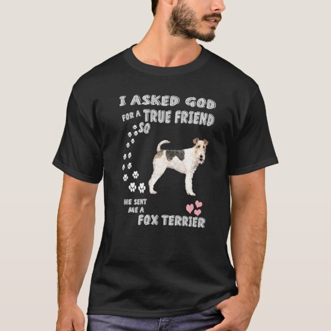 Camiseta Raposa Suave Cachorro Cachorro Mãe Pai Impressão C (Frente)