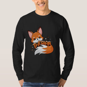 Camiseta Raposa Teriana Furry Cauda Orgulhosa Raposa Kawaii