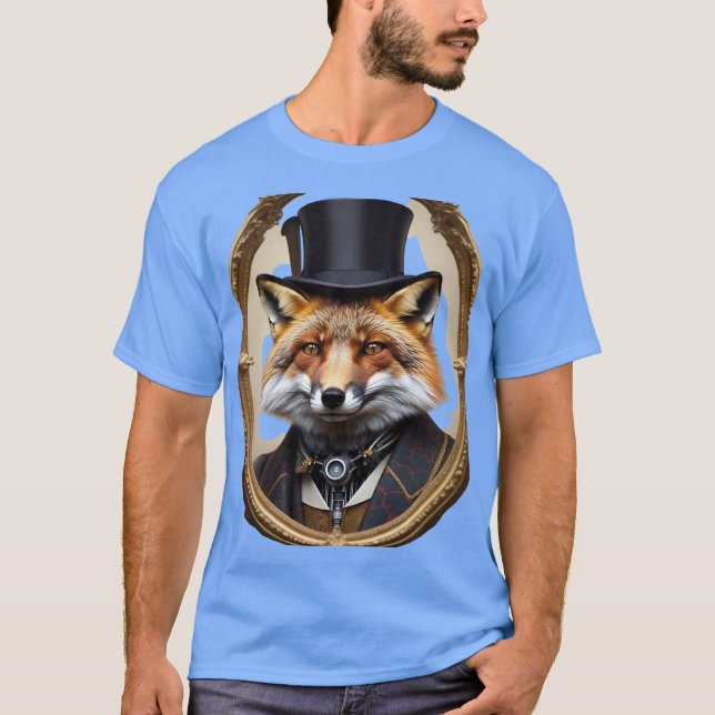 Camiseta 👑 Raposa Viajante no Tempo Majestade (Frente)