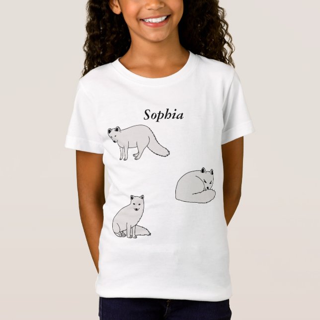 Camiseta Raposas Árticas (Frente)