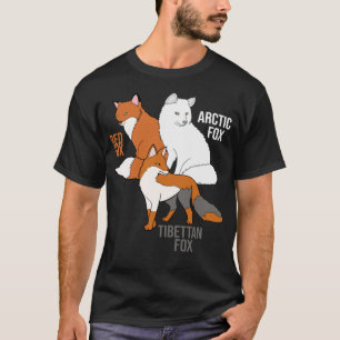 Camiseta Raposas De Raposa Engraçadas Do Mundo