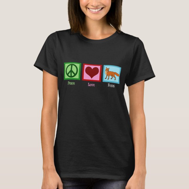 Camiseta Raposas do Amor pela Paz (Frente)