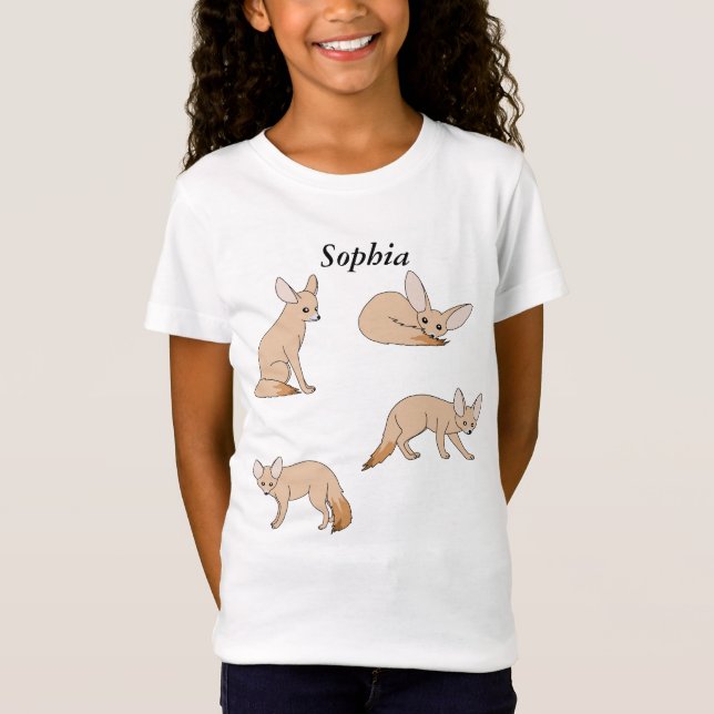 Camiseta Raposas Fennec (Frente)