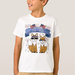 Camiseta Raposas Legais do 250º Aniversário