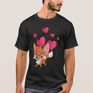 Camiseta Raposas Lindas Corações Natureza Vida Selvagem Fl
