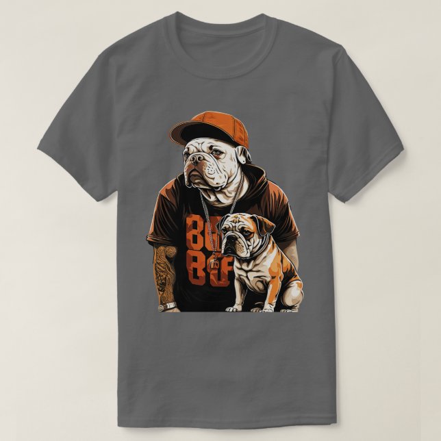 Camiseta Rapper Bulldog 4 (Frente do Design)