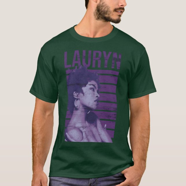 Camiseta Rapper engraçado de Lauryns Hills (Frente)
