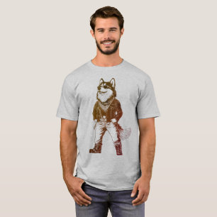 Camiseta Rapper Malamute legal do Alaska com óculos escuros