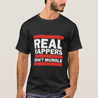 Camiseta Rappers Verdadeiros Não Mumbem Rap de Salto de Sal