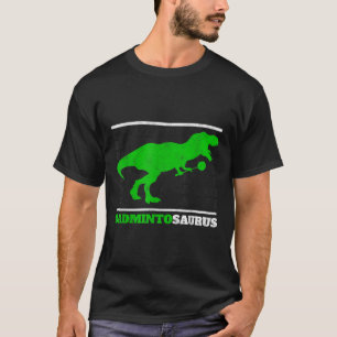 Camiseta Raptor de Badminto Rex Passarinho Lançadeira Dino