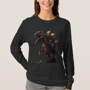 Camiseta Raptor de lagarto pré-histórico do dinossauro lega