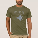 Camiseta Raptor F-22<br><div class="desc">T-shirt do raptor F-22</div>