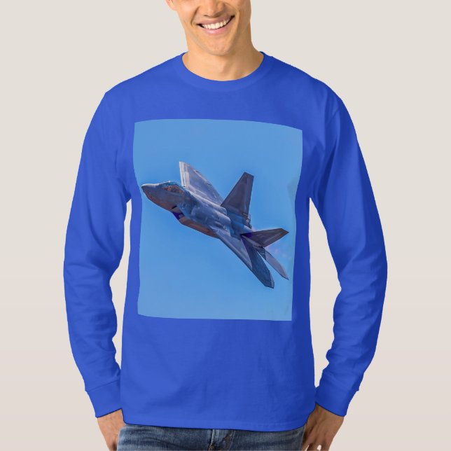 Camiseta Raptor Martin F-22A Lockheed (Frente)