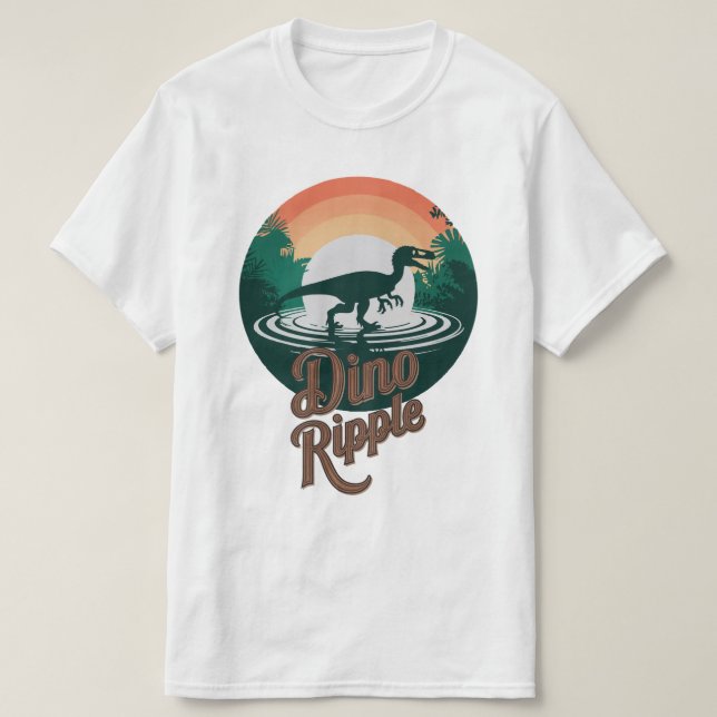Camiseta Raptor Ripple (Frente do Design)