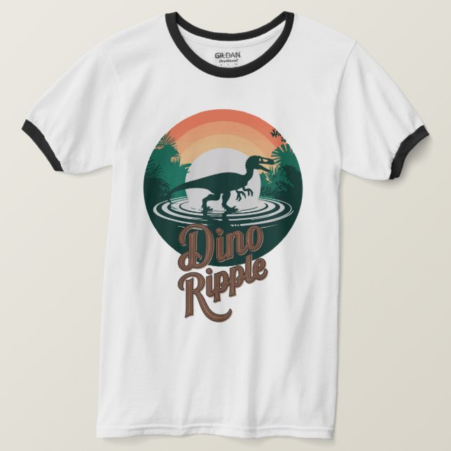 Camiseta Raptor Ripple (Frente do Design)