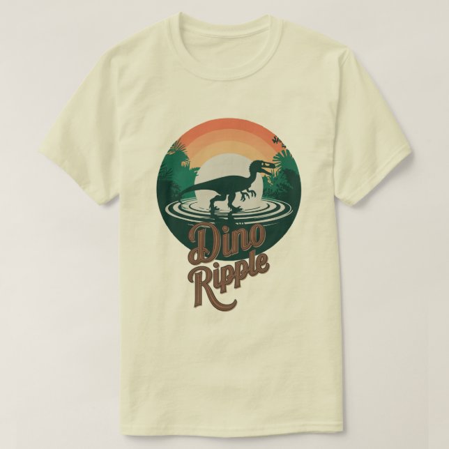 Camiseta Raptor Ripple (Frente do Design)