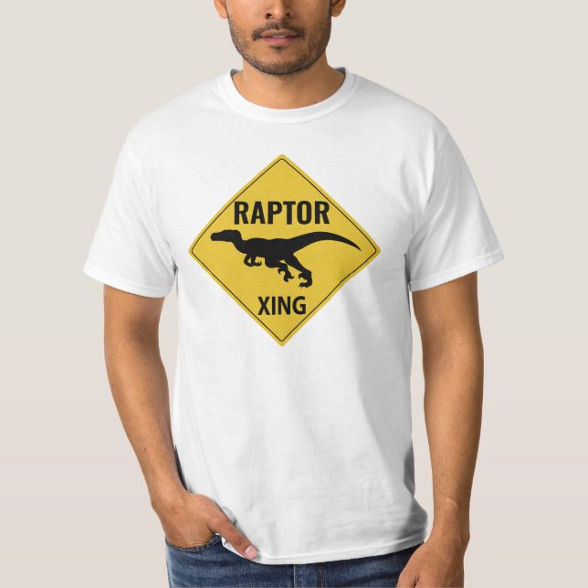 Camiseta Raptor XING (Texto Personalizado) (Frente)