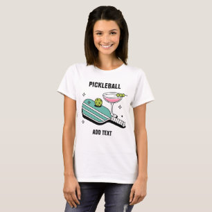 Camiseta Raque de Pickleball e Coquetel
