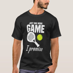 Camiseta Raquet Ball Lover Um Jogador de Torneio Padel