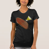 Raquete de Badminton e shuttlecock