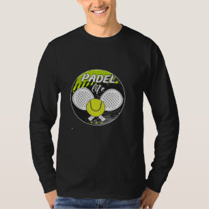 Camiseta Raquete de Padel Paddle Racket Tênis de Padel Pade