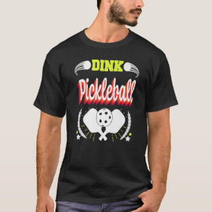 CAMISETA RAQUETE DE PICKLEBALL DINK PARA HOMENS MULHERES