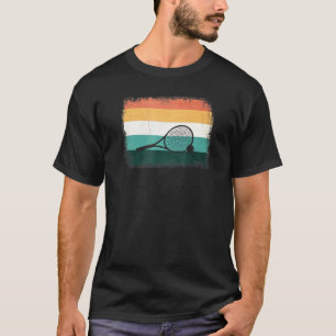 Camiseta Raquetes de Tênis Retro Cool Tênis Vintage