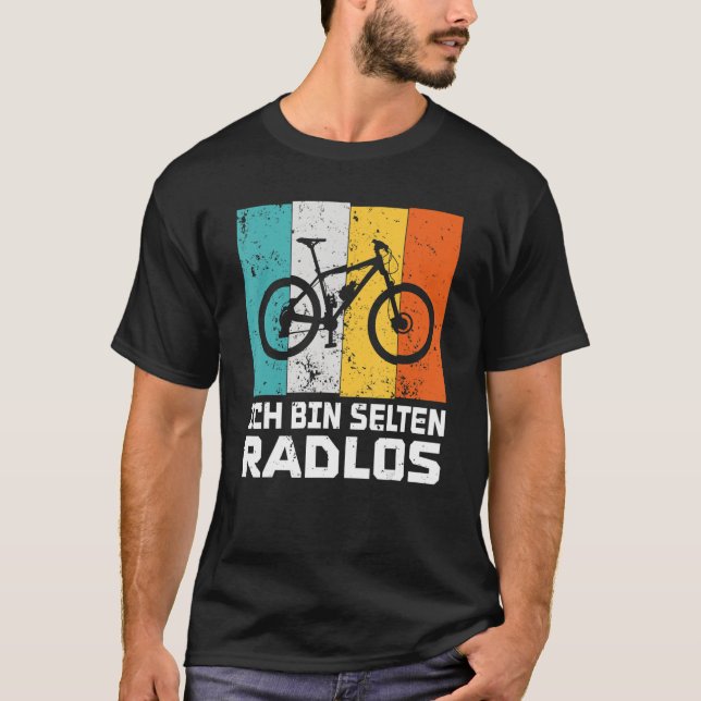 Camiseta Raramente sou uma bicicleta engraçada e sem bicicl (Frente)