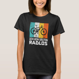 Camiseta Raramente sou uma bicicleta engraçada e sem bicicl