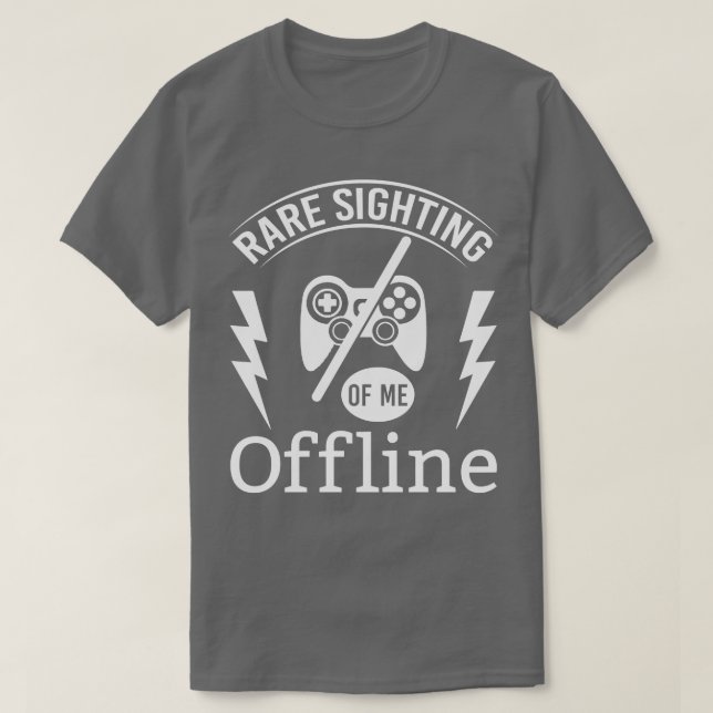 Camiseta Raras Iluminação Offline 1 (Frente do Design)