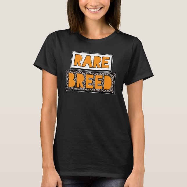 Camiseta Rare Breed Laser Orange 3s Matching (Frente)