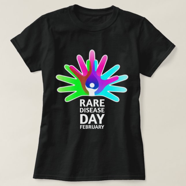 Camiseta Rare Diseases Day 2022 - Rare Disease Awareness T- (Frente do Design)