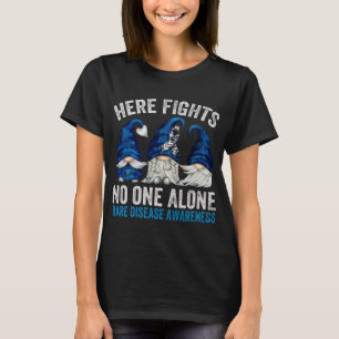 Camiseta Raros Gnomos de Consciência da Doença - Aqui Não L