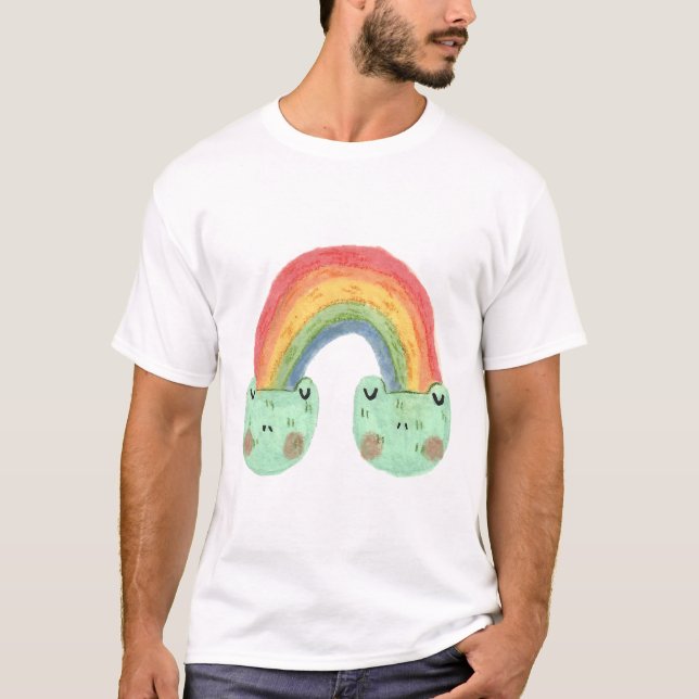 Camiseta Rãs Arco-íris (Frente)