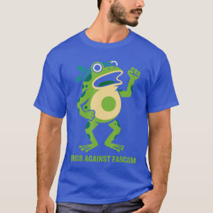 Camiseta Rãs Contra o Fascismo para o Protesto da Rã de Por