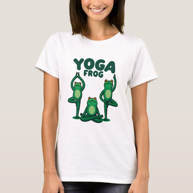 Camiseta Rãs de Yoga (Frente)