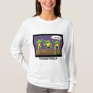 Camiseta Rãs Preguiçosas também conhecidas como Cogumelos P