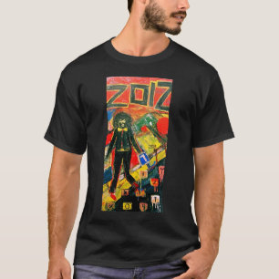 Camiseta rascunho preto de 2012