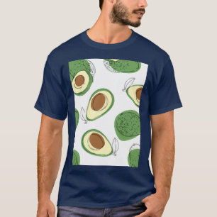Camiseta Rascunho tropical exótico do abacate